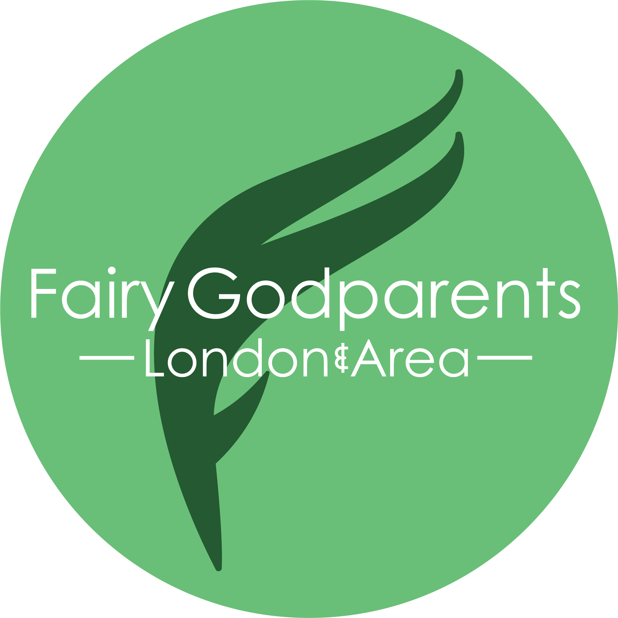 Logo stacked | fairy godparents london & area